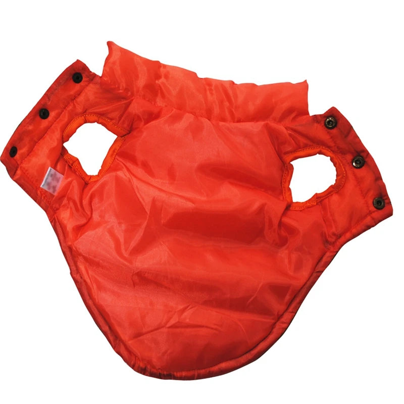 Color-Block Waterproof Winter Dog Vest