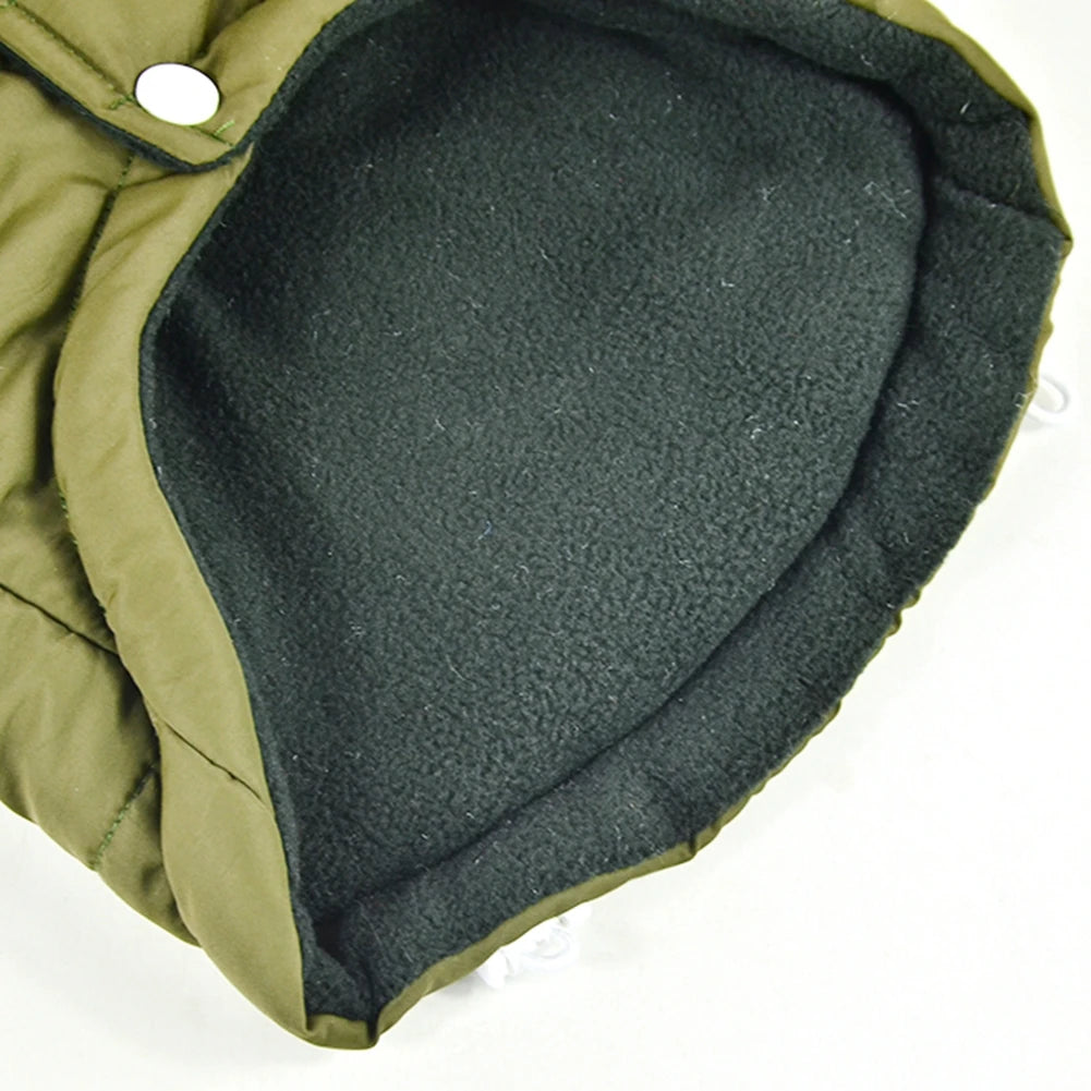 Short-Sleeved Waterproof Winter Dog Coat